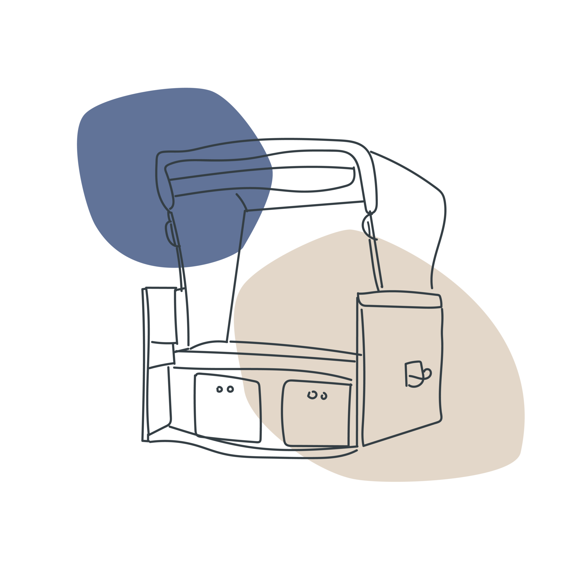 LACET illustratie strandstoel