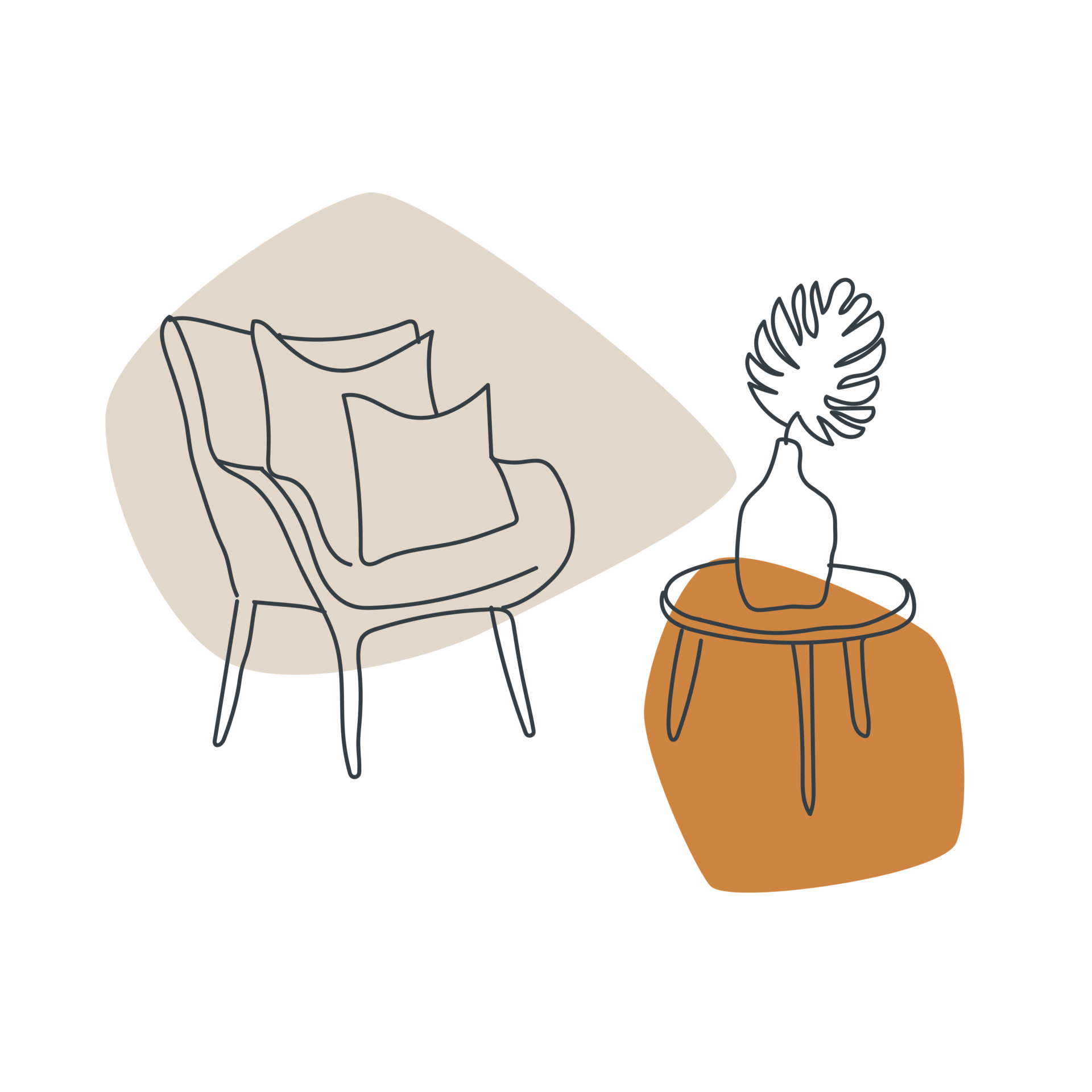 LACET illustratie woonkamer