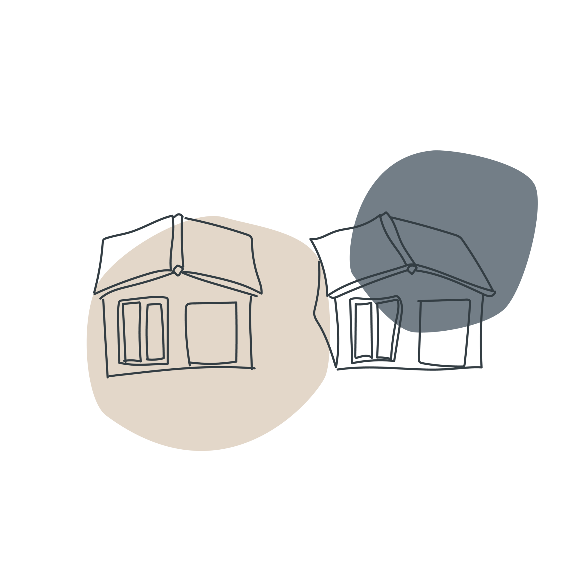 LACET-illustratie van twee stacaravans